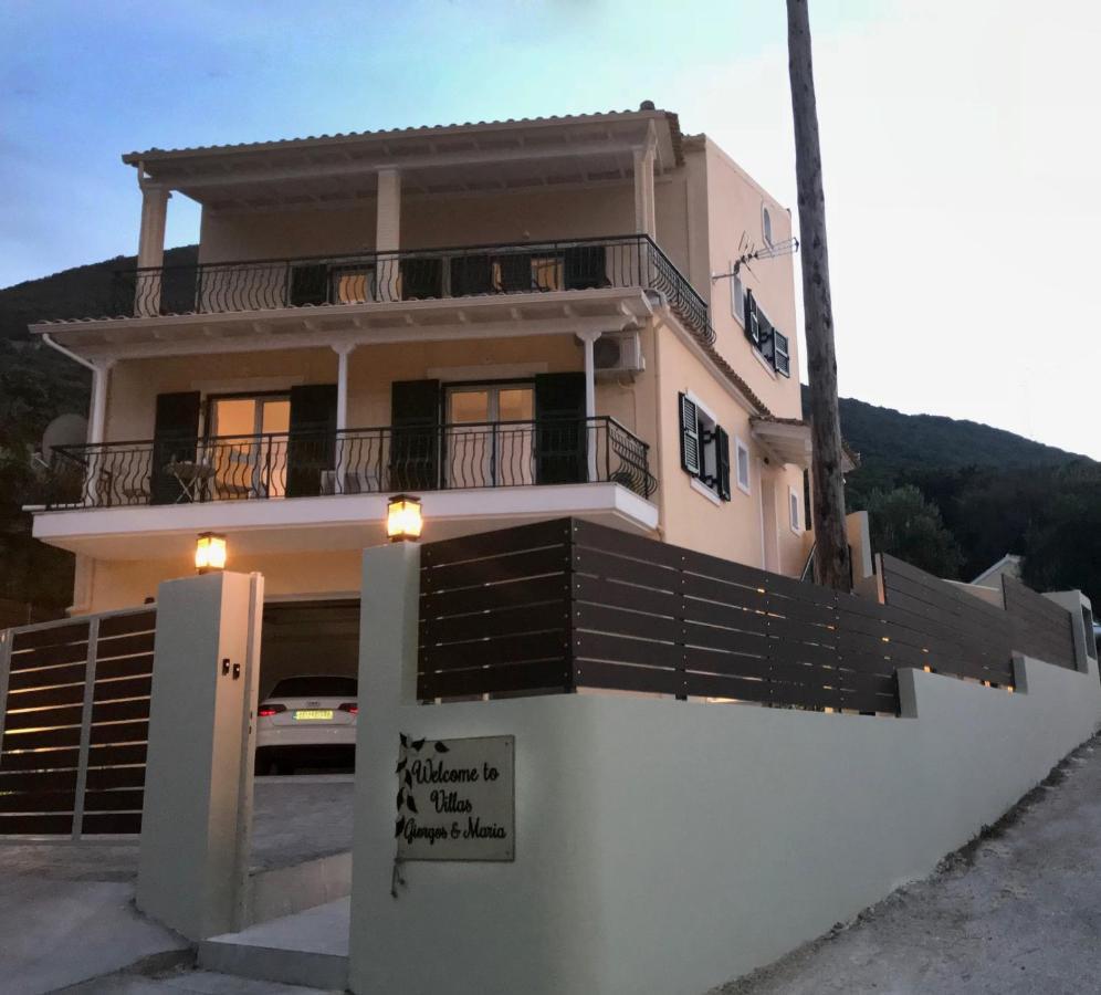 Giorgos & Maria Villas Agios Matthaios  ภายนอก รูปภาพ