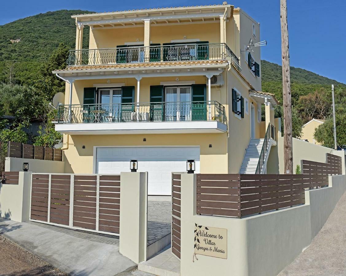 Giorgos & Maria Villas Agios Matthaios  ภายนอก รูปภาพ